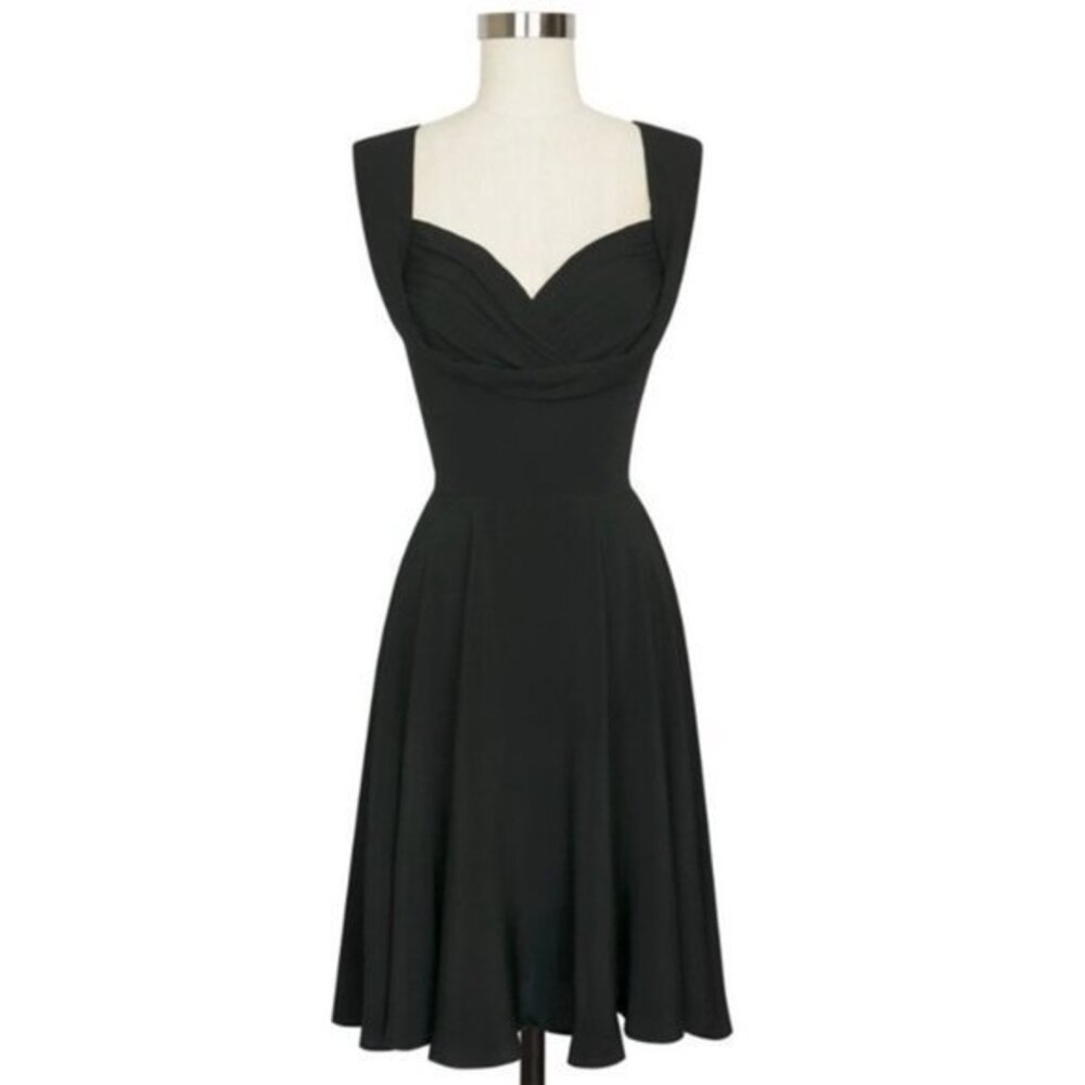 NWOT Trashy Diva by Candice Gwinn Honey Child Black Retro Goth Pinup Dress